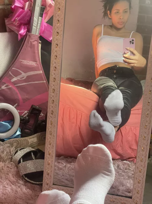 Who wants to sniff my socks? (F)