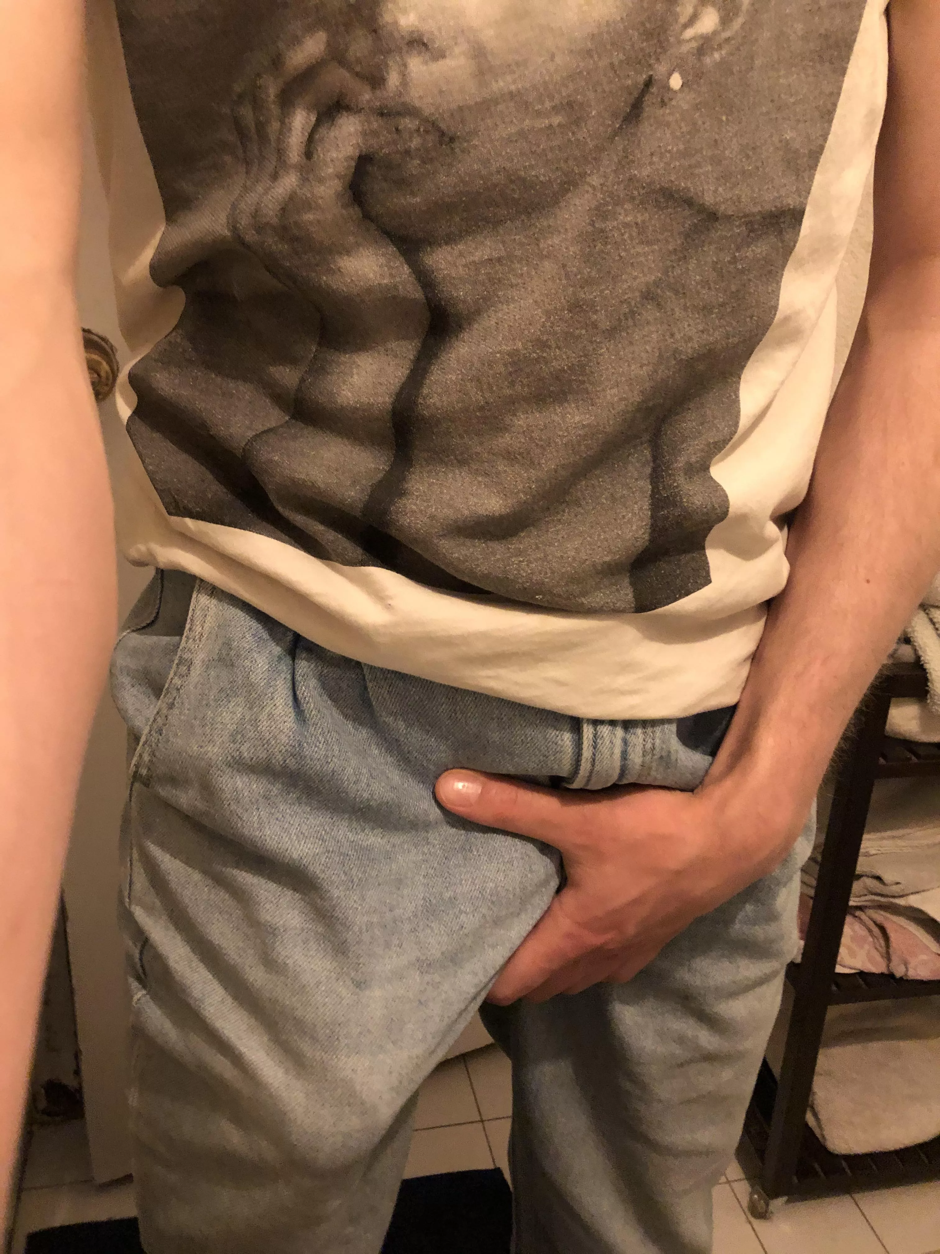 Wwyd if you noticed my cock outline? [35]