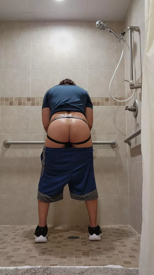 You find me in the gym shower. Do you say, 