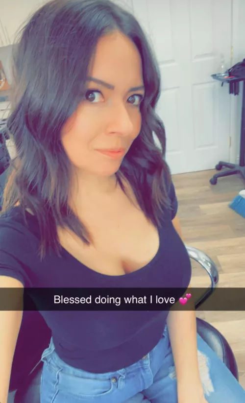 Blessed with your chest