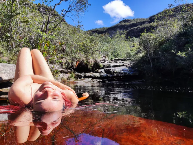 Camping in Brazil at Vale do Pati, where the waters are red!
