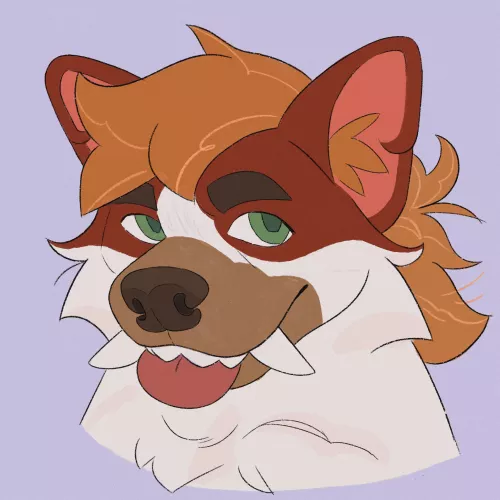 Finished headshot of my oc (art by me )