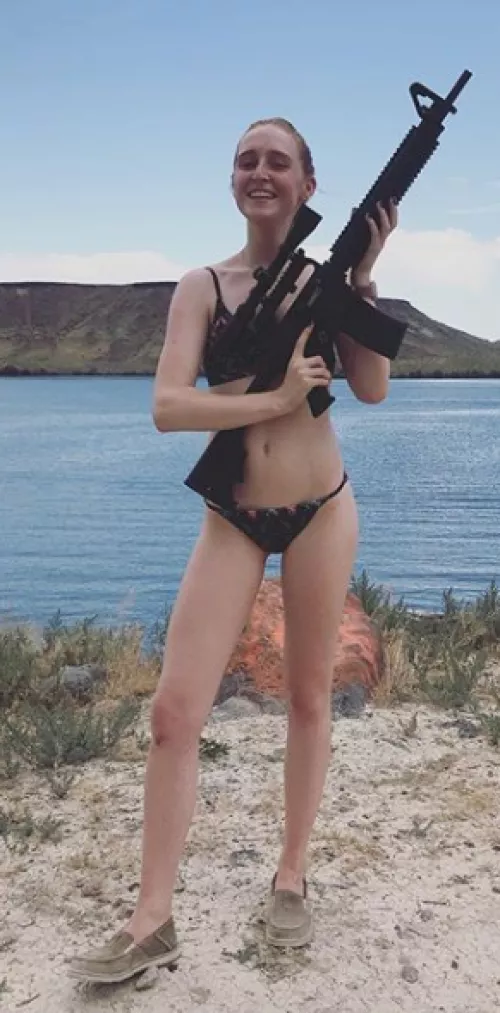 Getting ready to shoot