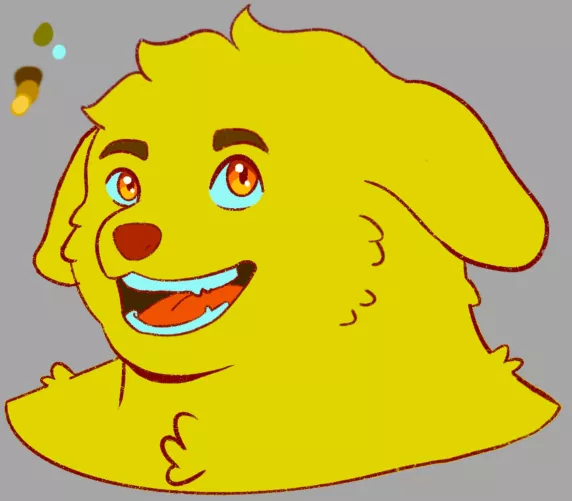 Golden smile(art by me)