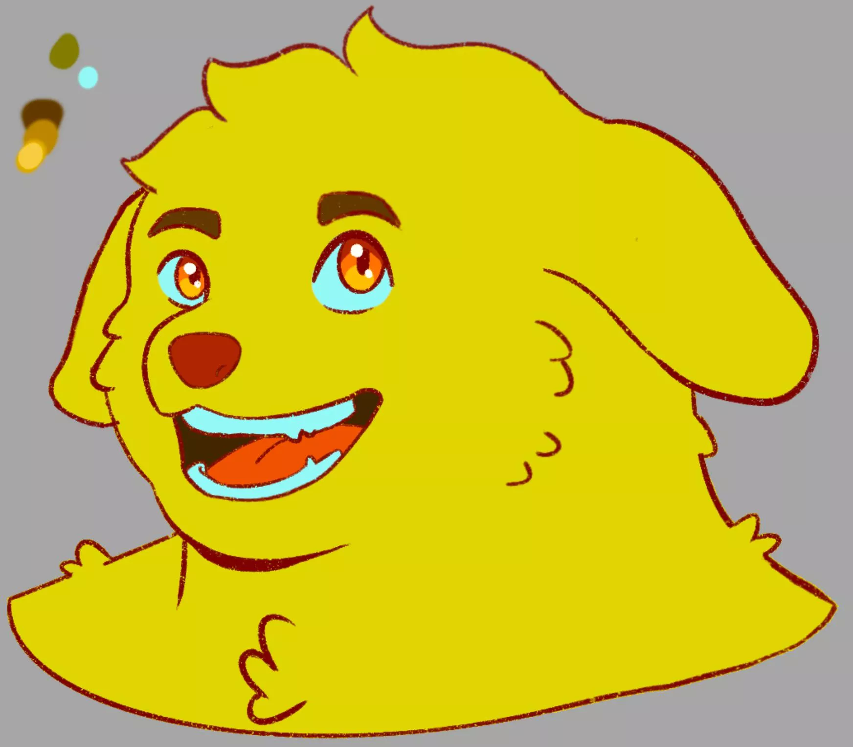 Golden smile(art by me)