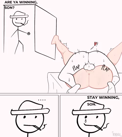 His happiness is immeasurable