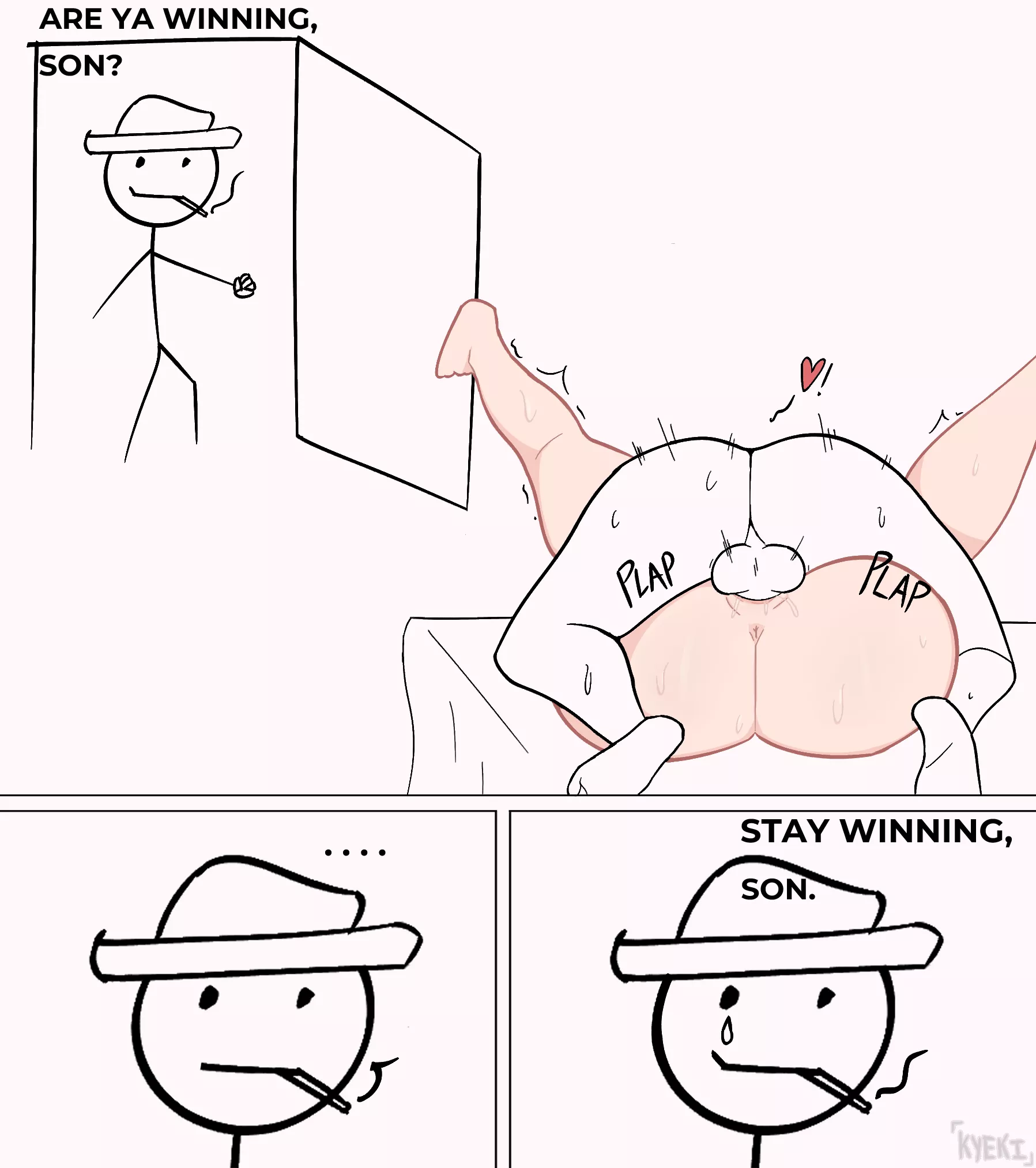 His happiness is immeasurable