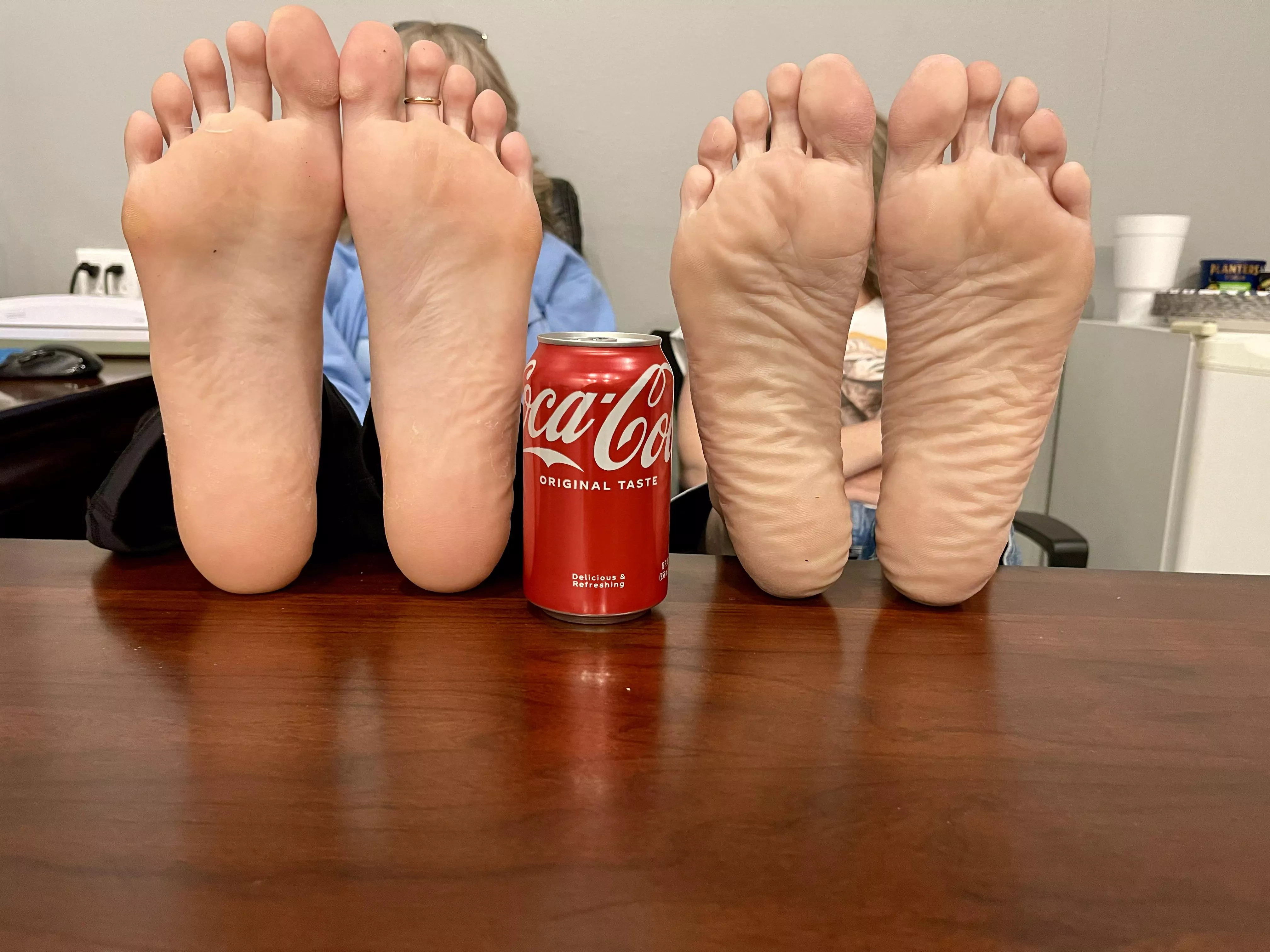 Hope you’re not scared of a mother and daughter with size 10 feet😜