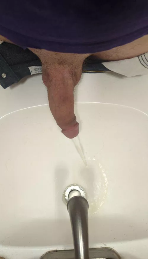 I couldn't make it, so I just had to use the sink