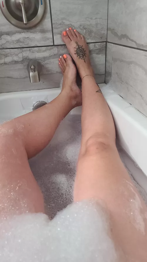 Love a nice bubble bath! 