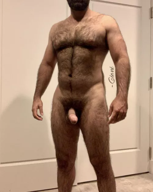 My buddy tells me his wife keeps telling him she wishes he was as hairy as me…
