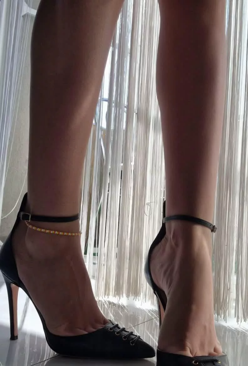 My newest black heels look so sexy