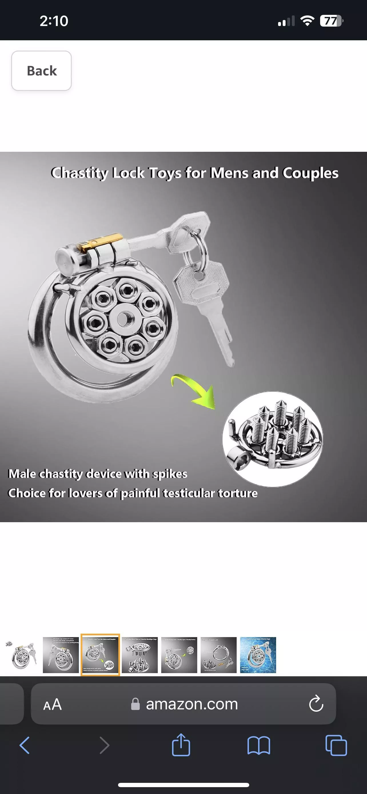 New cage has been ordered