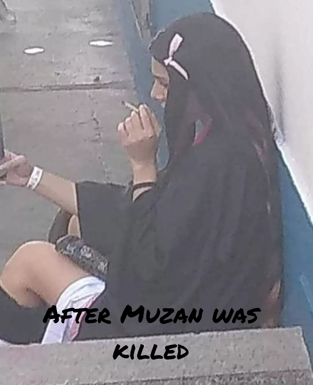 Nezuko dealing with her demons