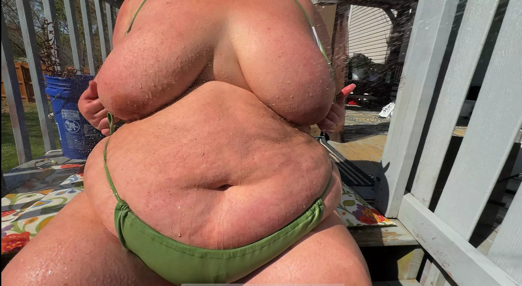 showing it off outside 