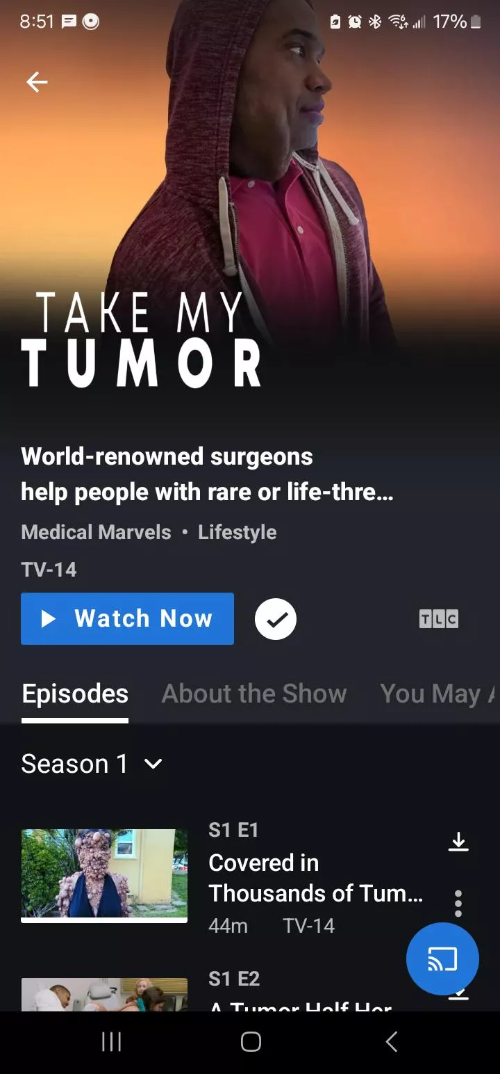 TAKE my Tumor TV Show TLC