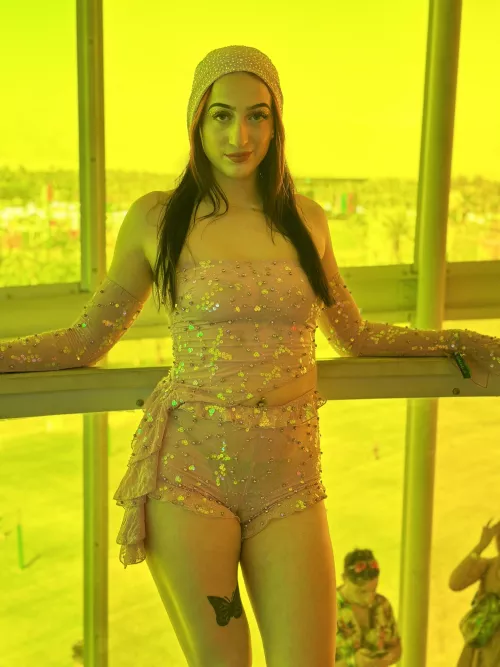 Tatted girl @ Coachella