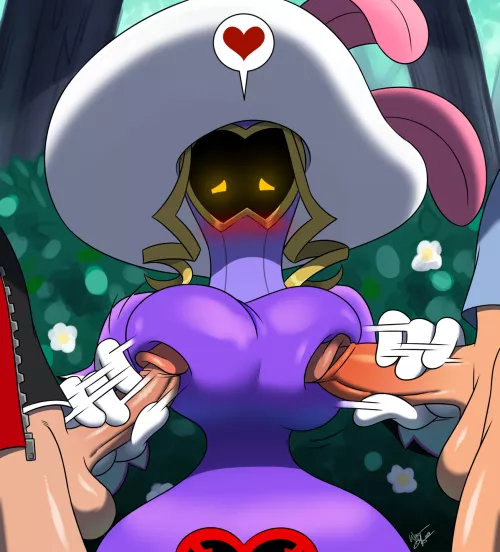 The Parasol Beauty's DOUBLE handjob! (Aeolus06) [KINGDOM HEARTS]