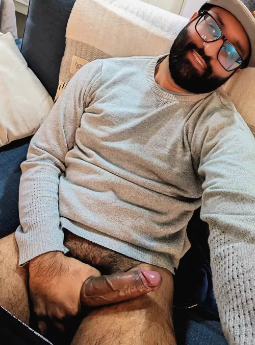 Thick beard and thick cock