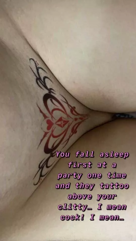 This tattoo seems permanent 😅