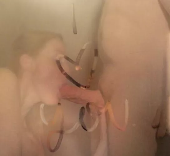 Thought you might enjoy this steamy shower moment :)