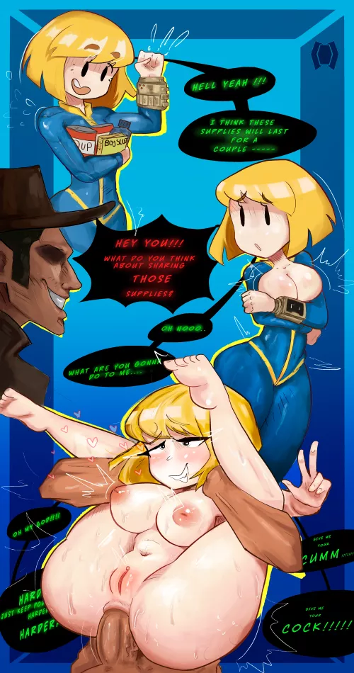 Vault girl knows how to make an exchange [Fallout] (Sinedahh)