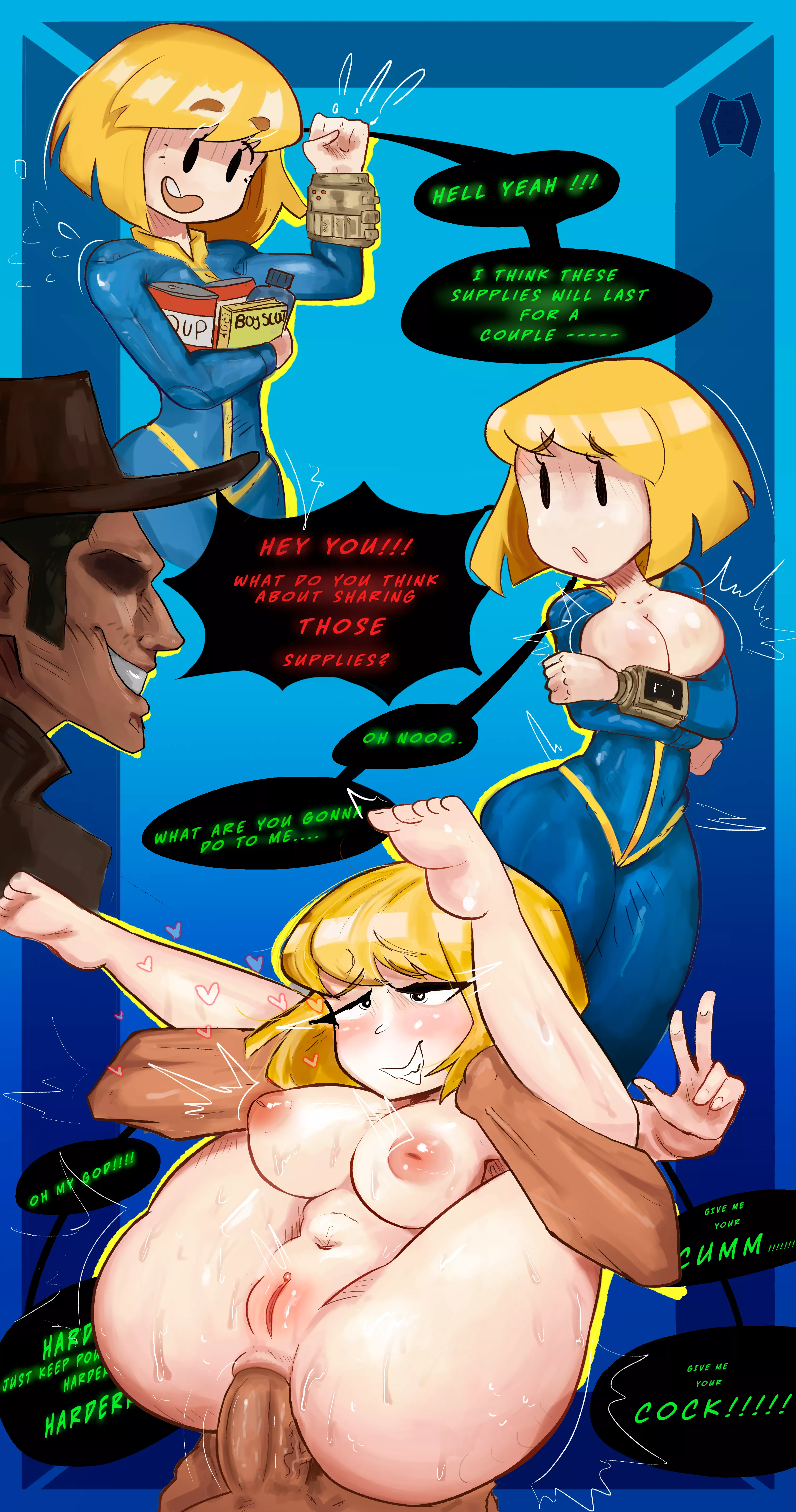 Vault girl knows how to make an exchange [Fallout] (Sinedahh)