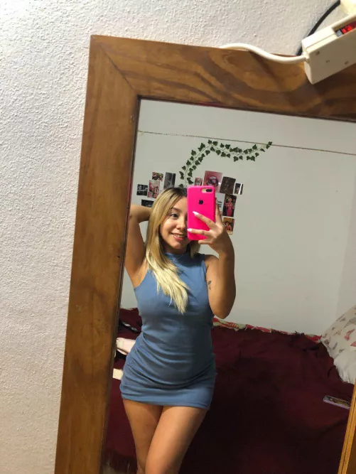 Wanna see whats under my tight dress?