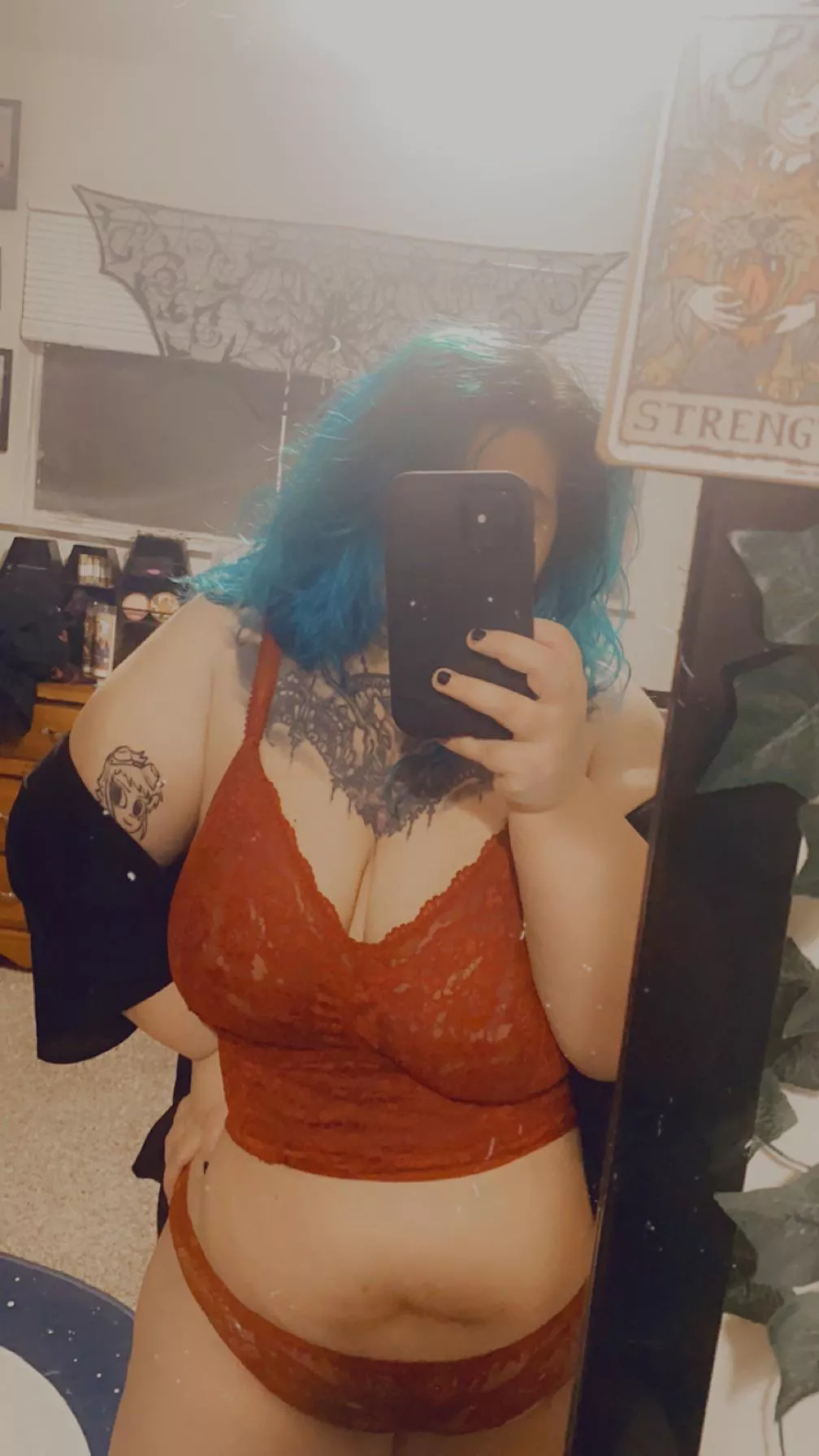 When everything you own is all black but they don’t know you have some color underneath