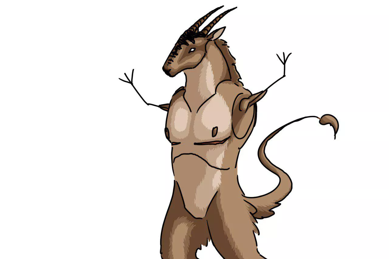 When you don't wanna draw the arms and you just-