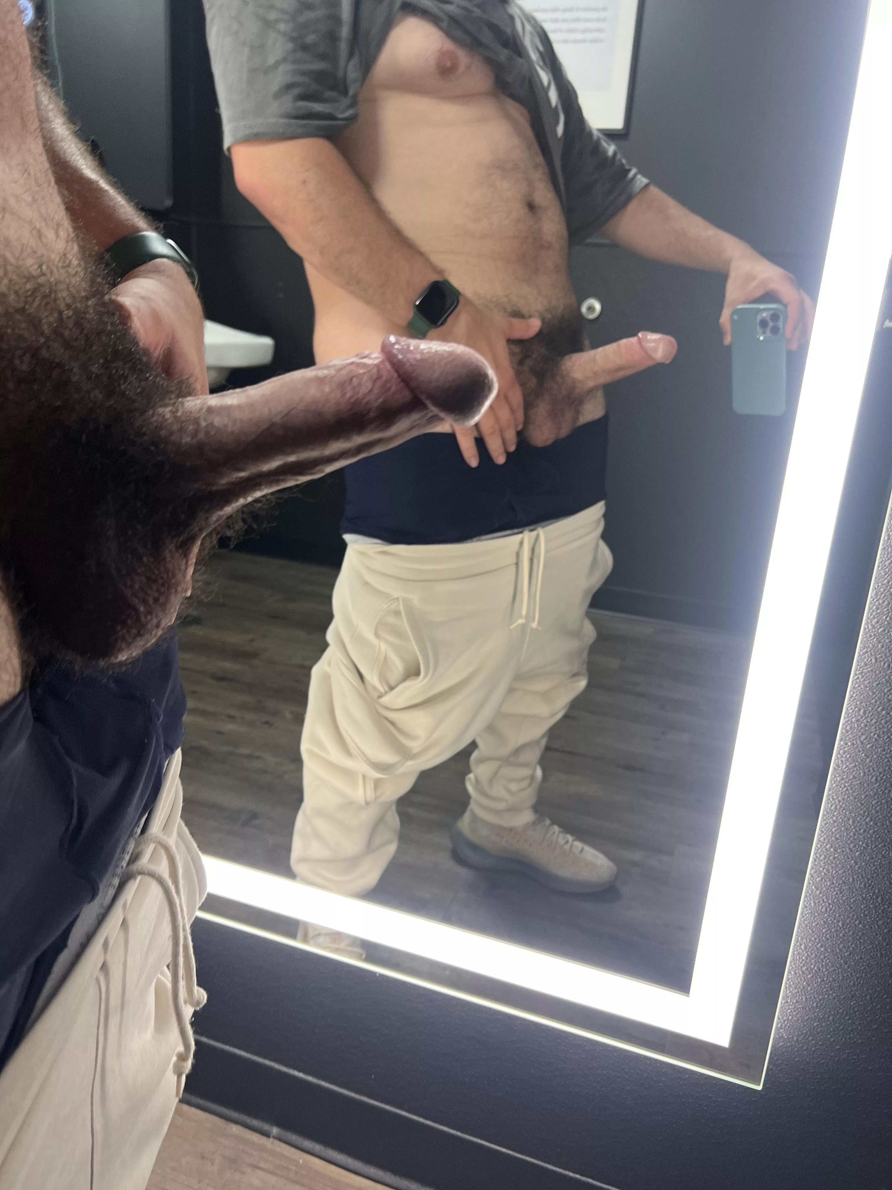 When you get turned on at the gym