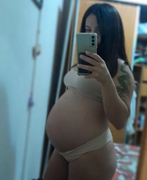 Would it make you horny to have my pregnant Latino body on top of you?