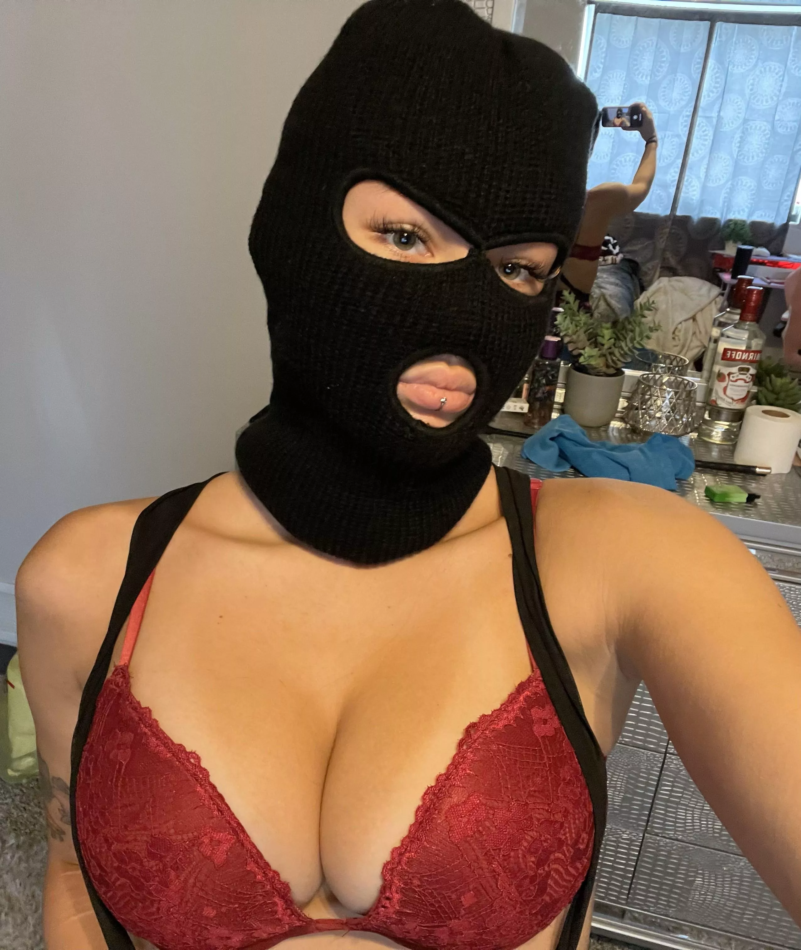 Would you fuck me with my balaclava on? X