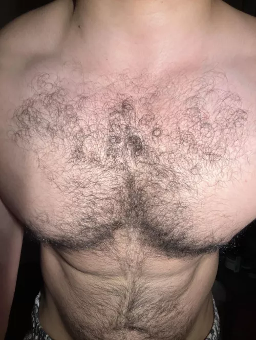 After a good chest pump