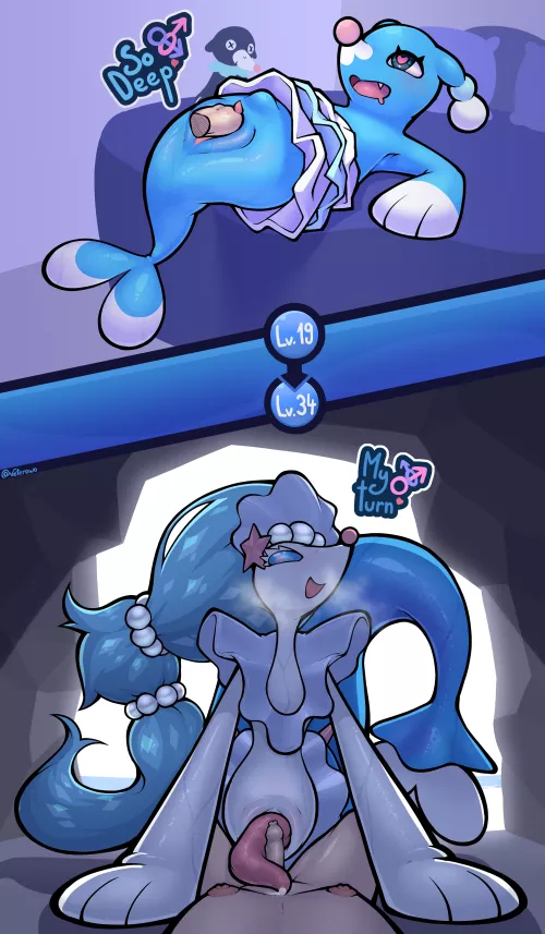 Brionne evolved into Primarina (Vetero)