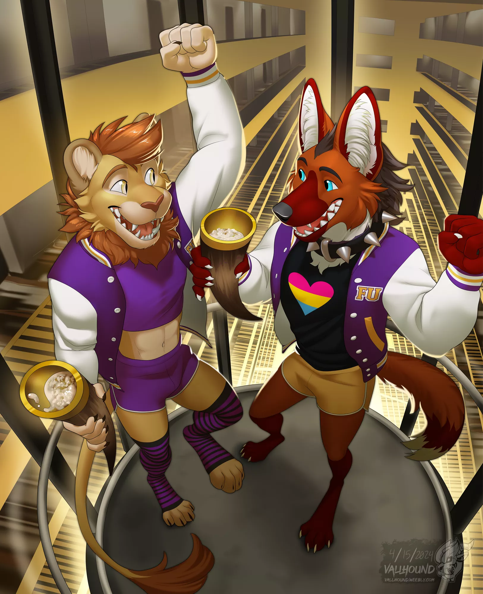 Bros in the Elevator [vallhund]