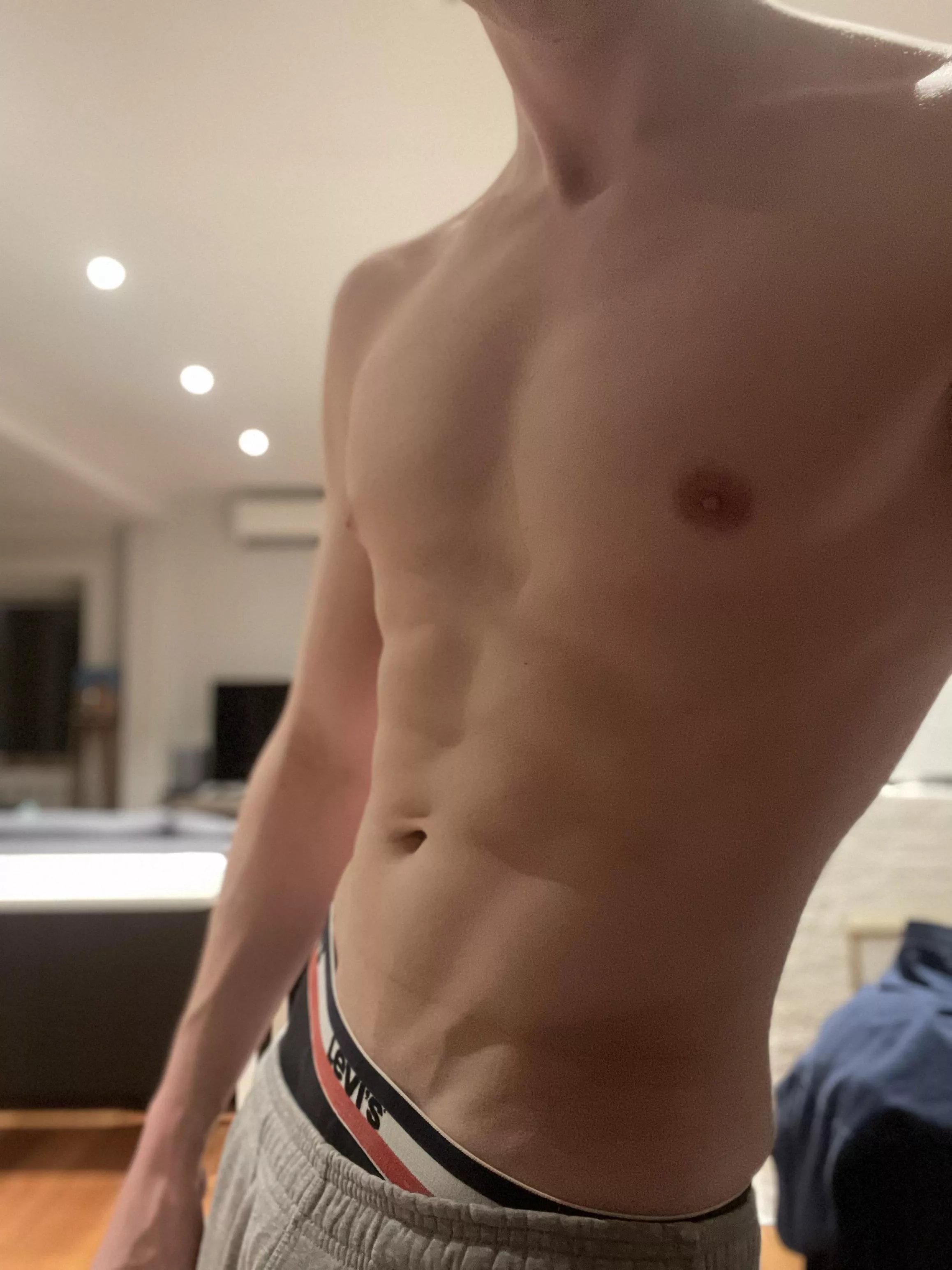 Do you like a bit of abs showing?