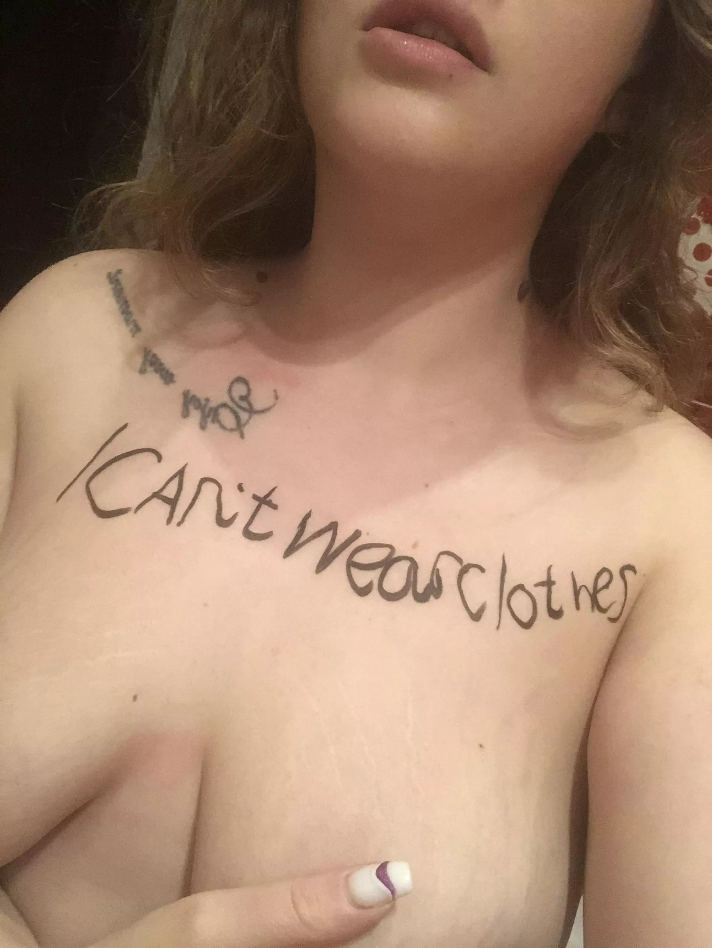 Does anyone like the writing on my body ?