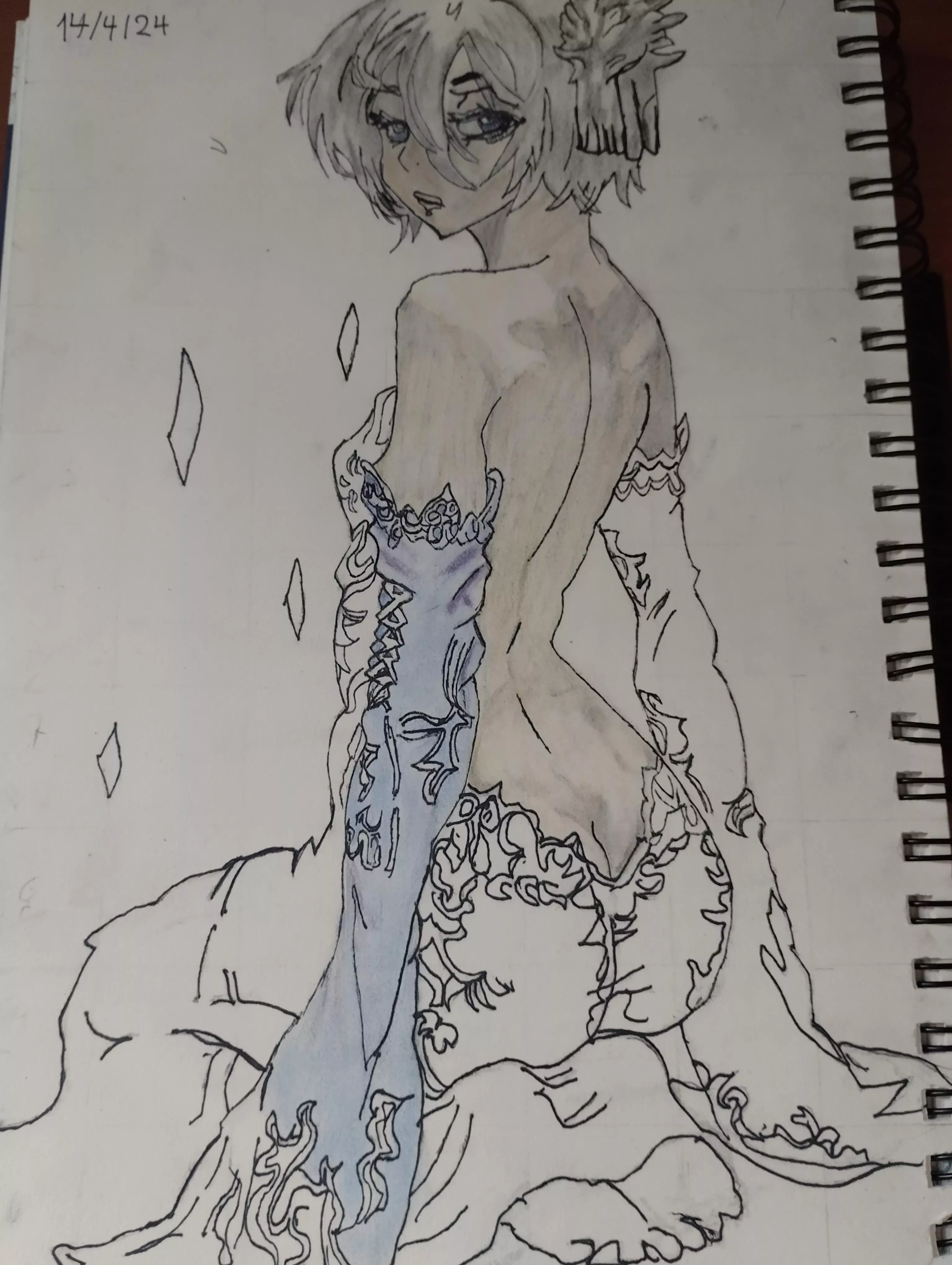 First time colouring with colored pencils and its a nightmare 