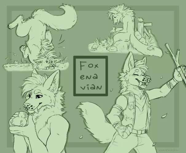 Foxevaian Sketch Page - Art @ VFA