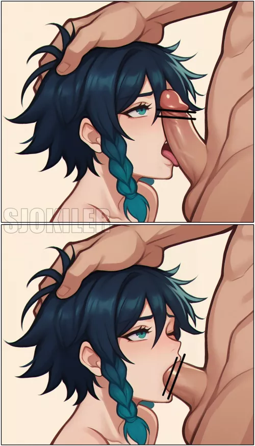 Fuck, I wanna defile Venti so bad (Art by sjokiler)