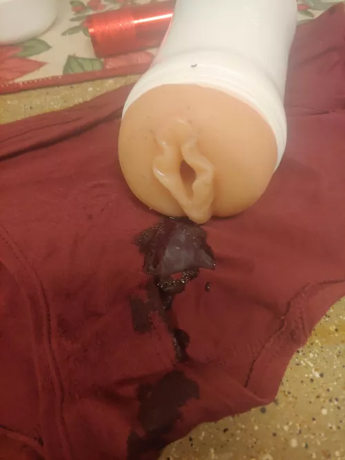 Had to empty on them 