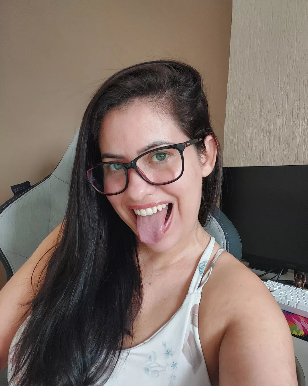 Hello daddy 🤓😝