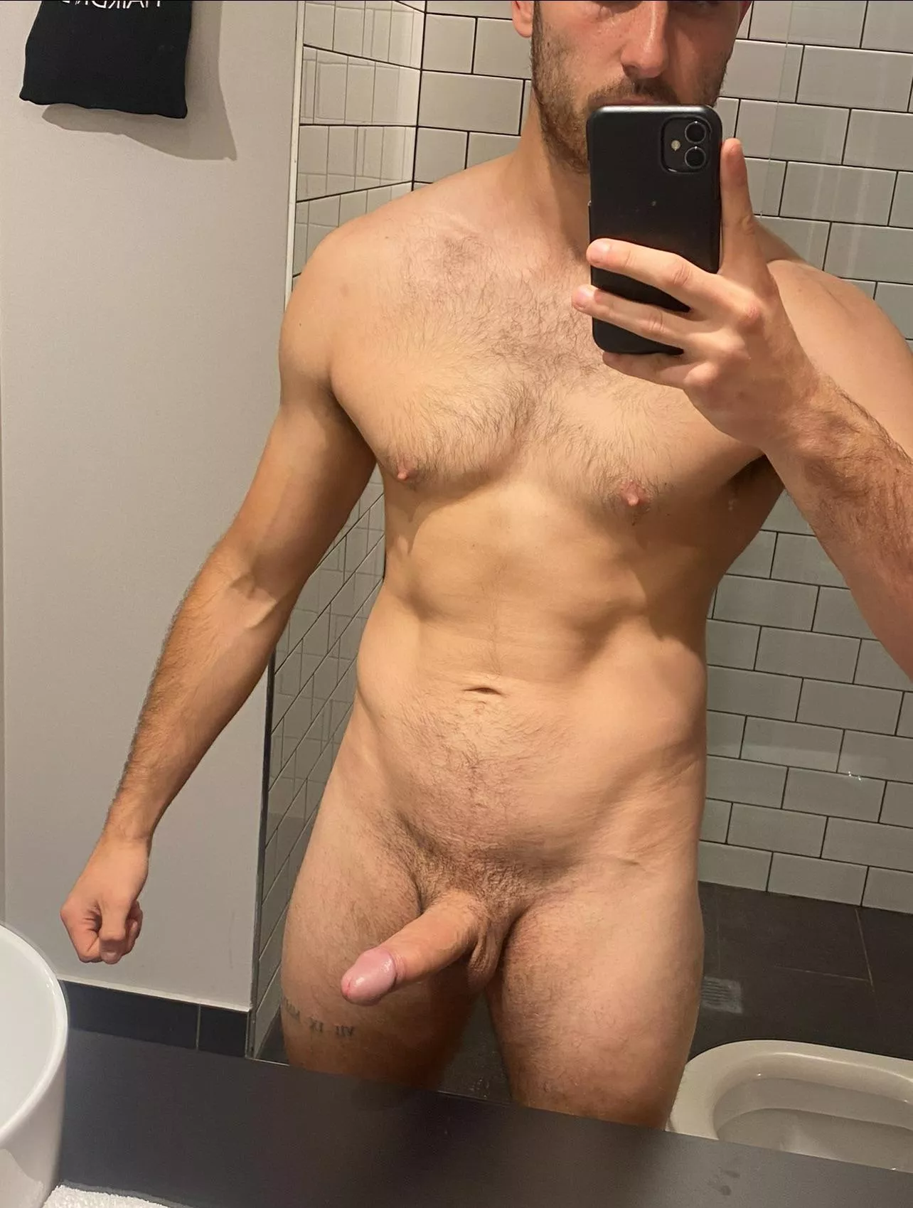 Hotel bathrooms have great lighting!