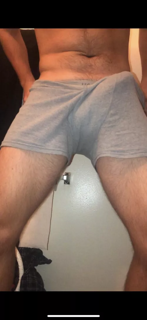 I almost ripped my underwear