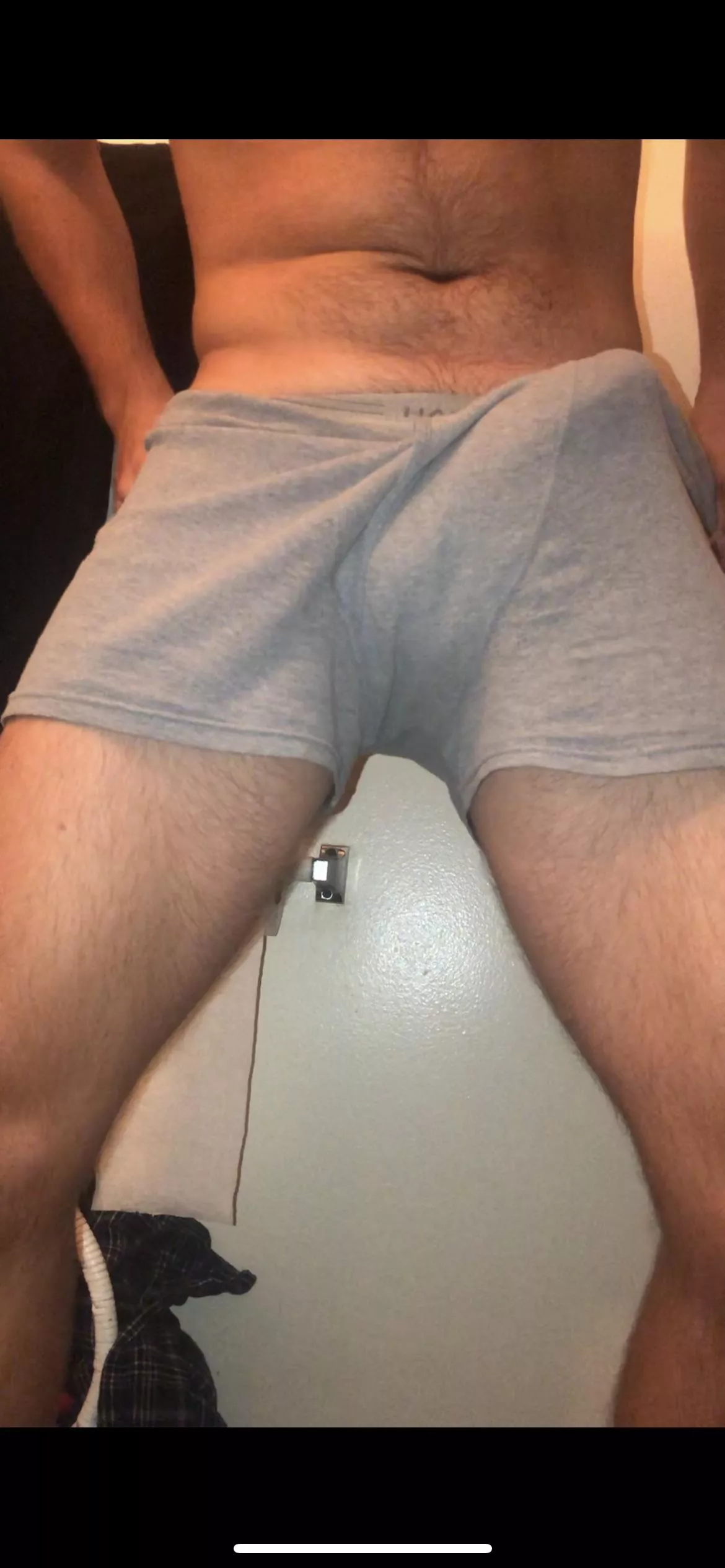 I almost ripped my underwear