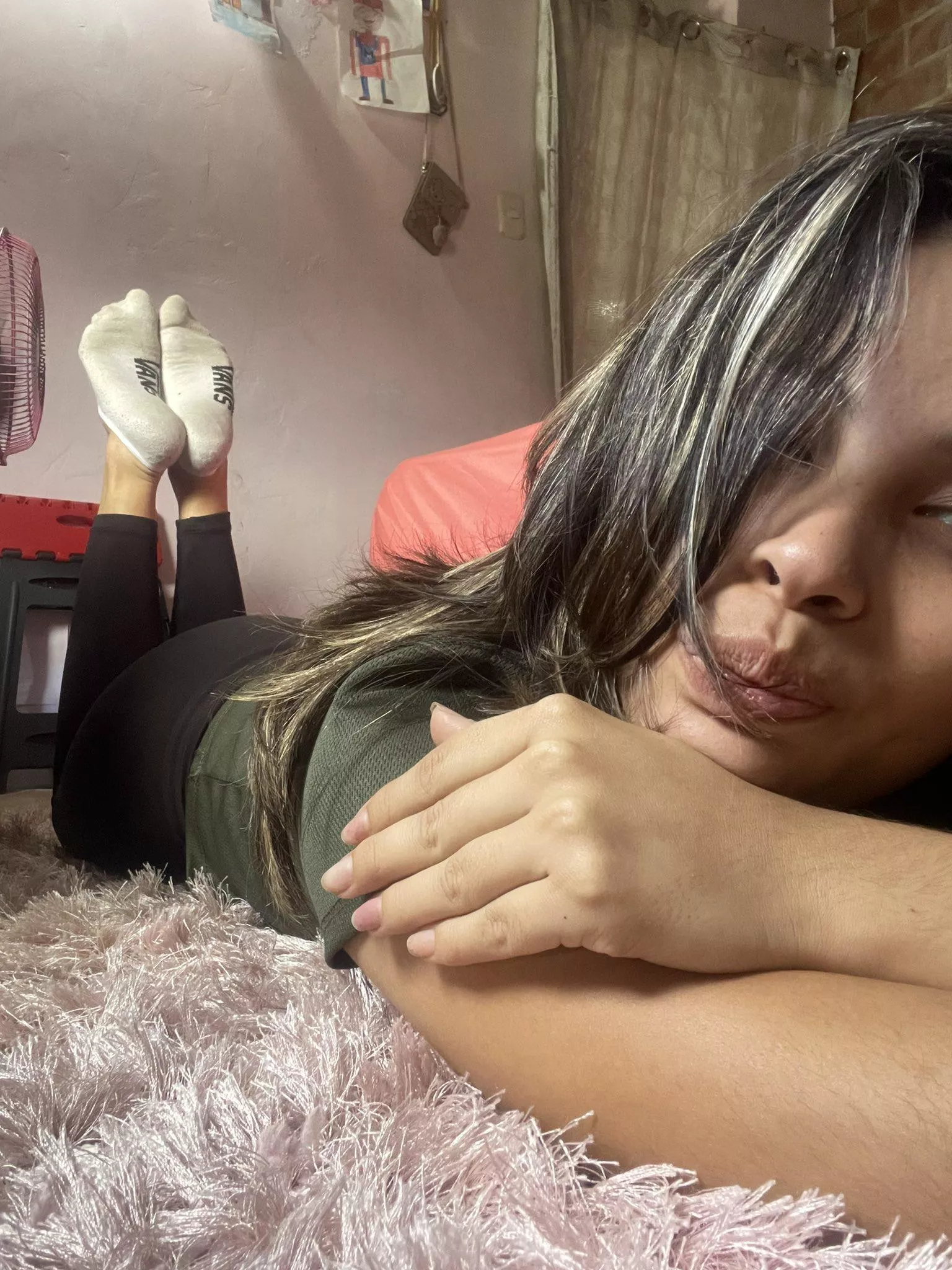 I need a good boy who will suck the sweat out of my socks (f)