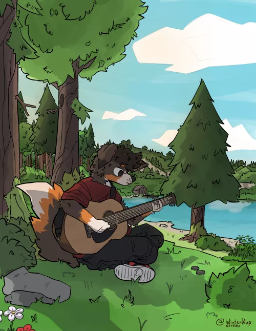 In The Woods Somewhere (Art by me)