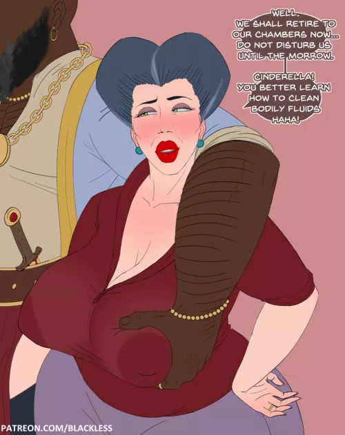Lady tremaine [cinderella] (blackless)