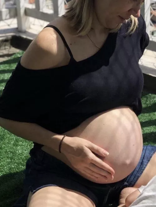 Lonely pregnant wife